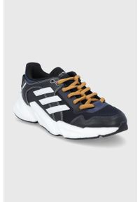 adidas Performance buty X9000 x Karlie Kloss GY0843 kolor czarny. Okazja: na plażę. Nosek buta: okrągły. Zapięcie: sznurówki. Kolor: czarny. Materiał: materiał. Obcas: na platformie #3