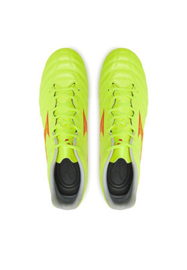 Mizuno Buty do piłki nożnej Monarcida Neo III Select Md P1GA242545 Żółty. Kolor: żółty. Materiał: skóra