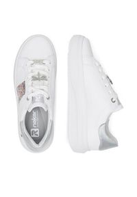 Rieker Revolution Lifestyle Sneakersy W1202-83 Biały. Kolor: biały. Materiał: skóra #6