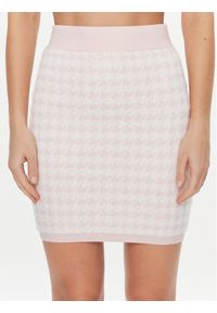 Guess Spódnica mini W4RD65 Z3DA0 Różowy Slim Fit. Kolor: różowy. Materiał: wiskoza, syntetyk #1
