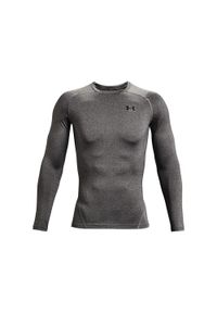Bluza męskie Under Armour Heatgear Compression Longsleeve. Kolor: szary, czarny, wielokolorowy. Materiał: poliester, materiał. Długość rękawa: długi rękaw #1