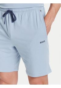 BOSS Szorty sportowe Mix&Match 50515314 Błękitny Regular Fit. Kolor: niebieski. Materiał: bawełna. Styl: sportowy #4