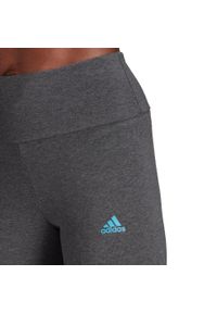 Adidas - Legginsy damskie adidas Loungewear Essentials. Kolor: szary, wielokolorowy, niebieski