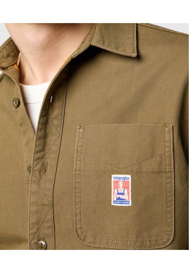 Wrangler - MESKA KOSZULA WRANGLER CJ 1 PKT SHIRT BEECH 112371550
