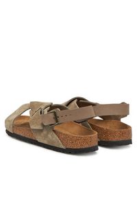 Birkenstock Sandały Tulum SFB 1029834 Beżowy. Kolor: beżowy. Materiał: zamsz, skóra