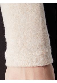 NAF NAF Sweter Rejina Coeur THNT167A Beżowy Regular Fit. Kolor: beżowy. Materiał: wiskoza #2