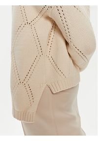 Weekend Max Mara Sweter Abbozzi 2425366161 Écru Standard Fit. Materiał: bawełna #3