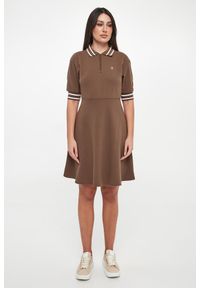 Armani Exchange - Sukienka polo mini ARMANI EXCHANGE. Typ kołnierza: polo. Długość: mini #4
