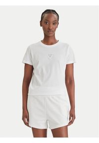 Guess T-Shirt W6GI10 K3025 Biały Regular Fit. Kolor: biały. Materiał: bawełna #1