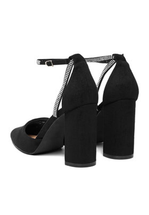 DeeZee Czółenka CEO-WSS21503-01 Czarny. Kolor: czarny. Materiał: materiał