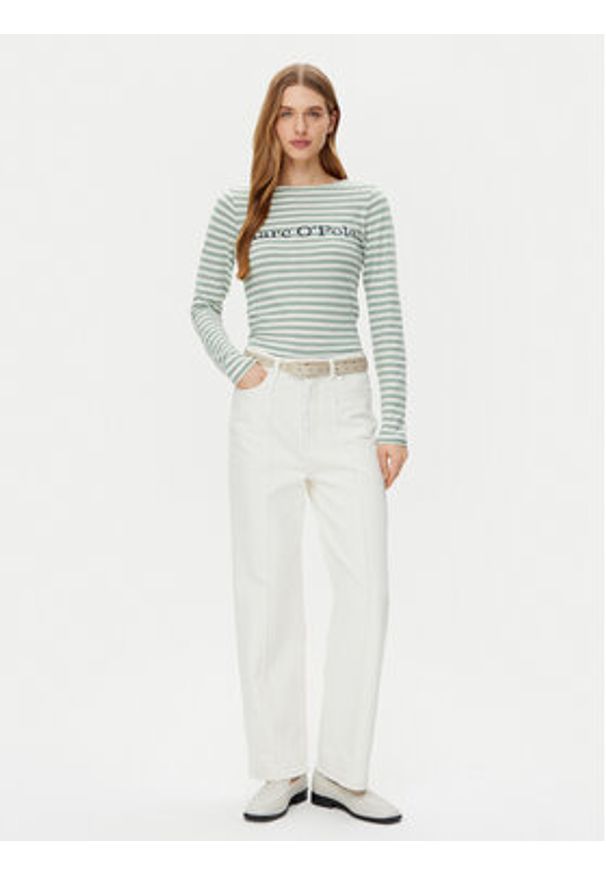 Marc O'Polo Bluzka 502 2196 52131 Zielony Regular Fit. Typ kołnierza: polo. Kolor: zielony. Materiał: bawełna