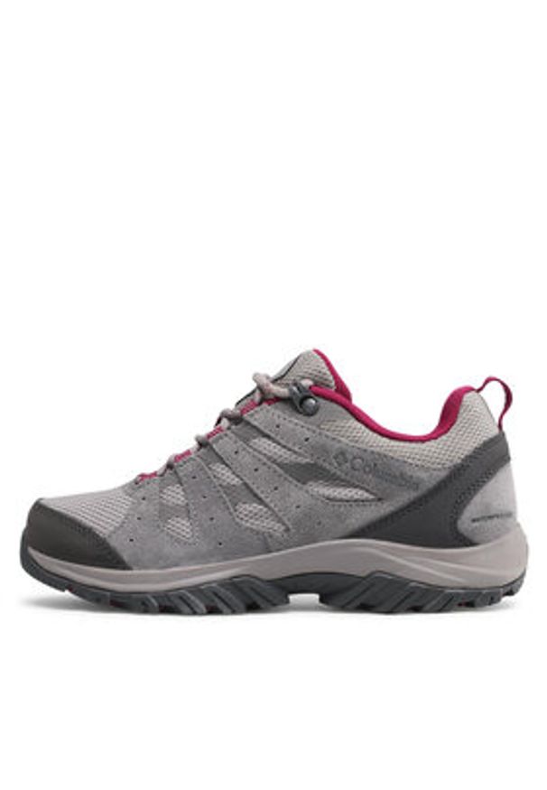 columbia - Columbia Trekkingi Redmond III Waterproof BL0169 Szary. Kolor: szary. Materiał: zamsz, skóra