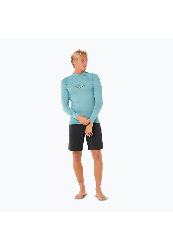 RIPCURL - Longsleeve do pływania męski Rip Curl Raw Energy UPF Performance. Kolor: niebieski