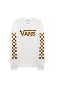 Koszulka sportowa damska Vans Animash Ls Bff. Kolor: biały. Długość rękawa: długi rękaw. Długość: długie. Styl: sportowy #1