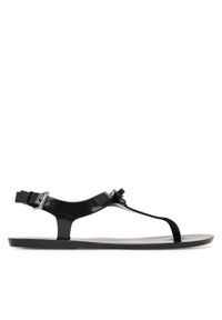 MICHAEL Michael Kors Sandały Eva Thong 40S6EVFA1Q Czarny. Kolor: czarny. Materiał: syntetyk #1