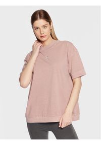 Calvin Klein Jeans T-Shirt J20J220541 Różowy Relaxed Fit. Kolor: różowy. Materiał: bawełna #1