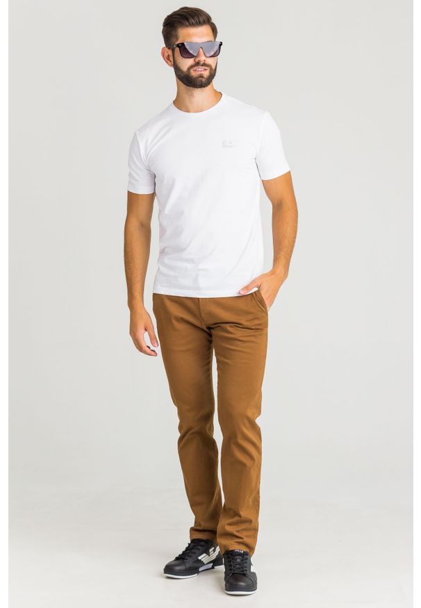 T-shirt EA7 Emporio Armani w kolorowe wzory