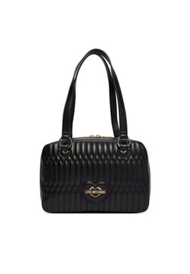 Love Moschino - LOVE MOSCHINO Torebka JC4034PP1OLJ0000 Czarny. Kolor: czarny. Materiał: skórzane
