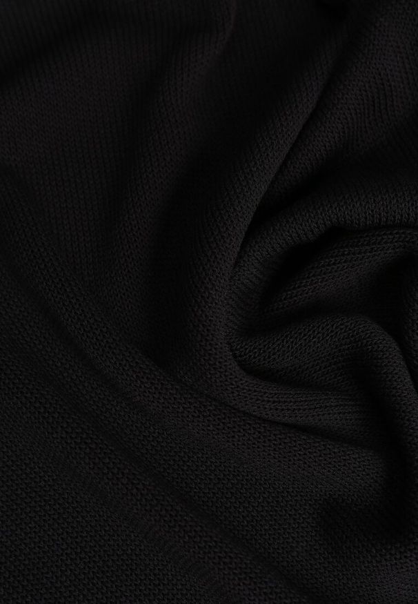 Renee - Czarna Wiskozowa Bluzka Bez Rękawów z Dzianiny Zdobiona Metaliczną Aplikacją Alutina. Okazja: na co dzień. Kolor: czarny. Materiał: dzianina, wiskoza. Długość rękawa: bez rękawów. Wzór: aplikacja. Styl: glamour, casual, street, elegancki