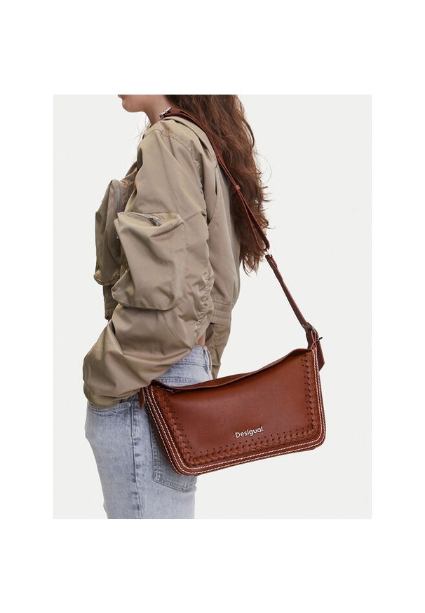 Torebka Desigual. Kolor: brązowy