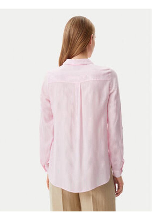 Vero Moda Koszula Bumpy 10275283 Różowy Regular Fit. Kolor: różowy. Materiał: wiskoza