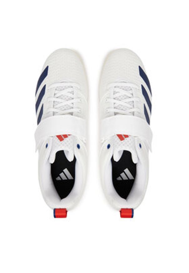 Adidas - adidas Buty na siłownię Powerlift 5 Weightlifting JP9878 Biały. Kolor: biały. Materiał: materiał. Sport: fitness