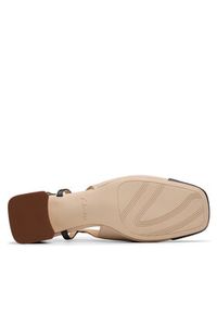 Clarks Czółenka Nyta45 Sling 26181321 Beżowy. Kolor: beżowy. Materiał: skóra #3
