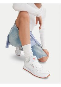 Reebok Sneakersy EO-CLASSIC LEATHER 100008495 Biały. Kolor: biały. Materiał: skóra, syntetyk. Model: Reebok Classic #3