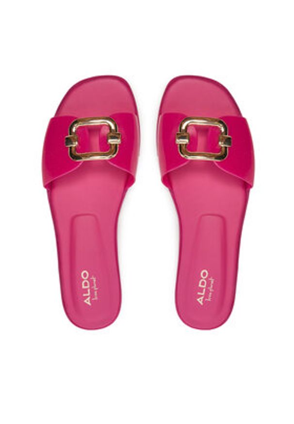 Aldo Klapki Jellyicious 13740400 Różowy. Kolor: różowy. Materiał: skóra