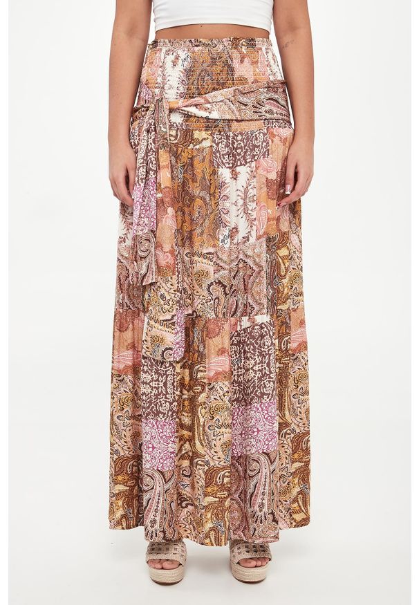 Liu Jo - Spódnica maxi z wzorem paisley LIU JO. Wzór: paisley