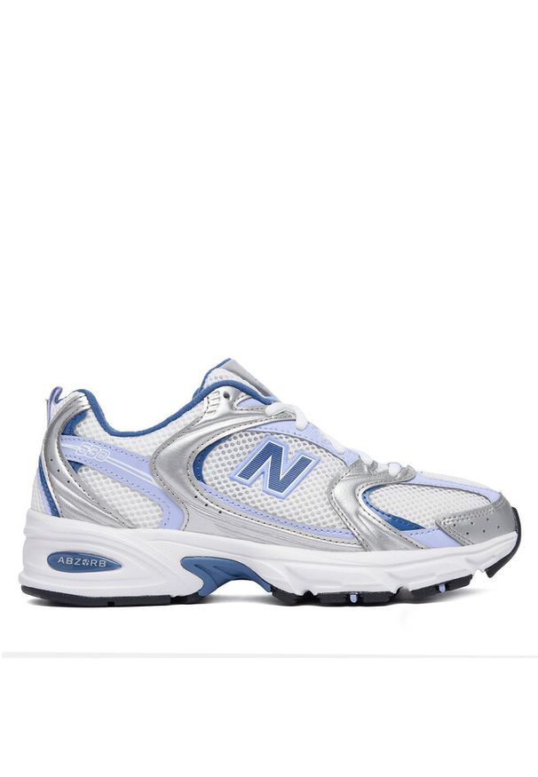 Sneakersy New Balance. Kolor: srebrny