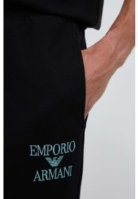 Emporio Armani Underwear dres lounge kolor czarny. Kolor: czarny. Materiał: dresówka #4