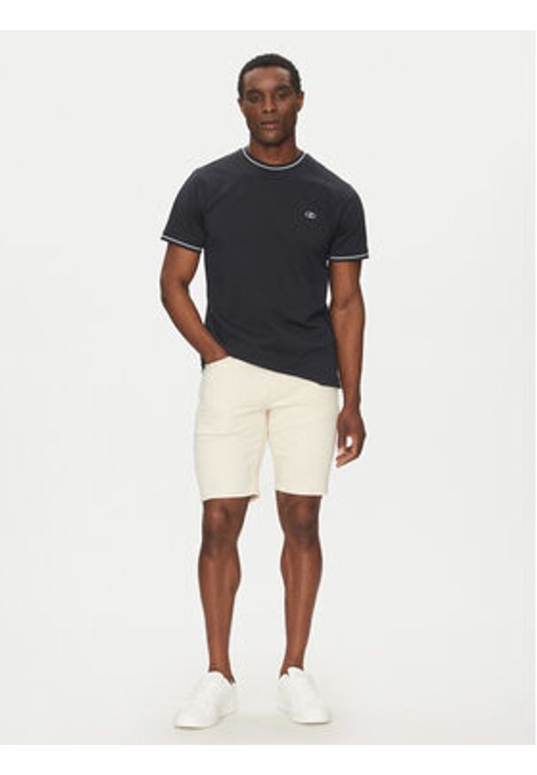 Liu Jo T-Shirt QA5161 J4933 Granatowy Regular Fit. Kolor: niebieski. Materiał: jedwab, bawełna