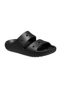 Klapki damskie Crocs 209403001. Kolor: czarny. Materiał: materiał, syntetyk