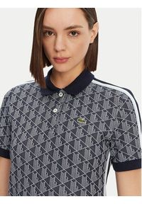 Lacoste Sukienka codzienna EF2655 Granatowy Slim Fit. Okazja: na co dzień. Kolor: niebieski. Materiał: bawełna, syntetyk. Typ sukienki: proste. Styl: casual #4