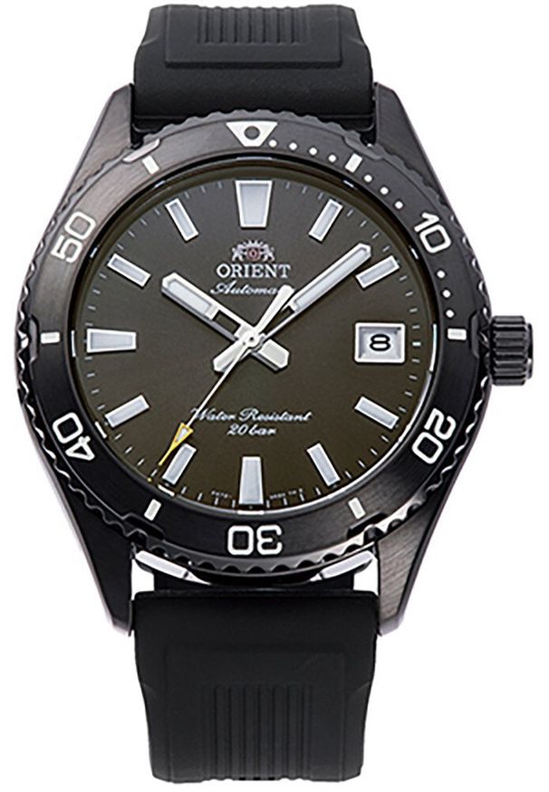 orient - Zegarek męski Orient RA-AC0Q10N30B czarny. Kolor: czarny