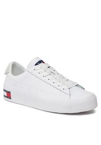 Tommy Jeans Sneakersy Tjw Vulc Flatform Sneaker Ess EN0EN02509 Biały. Kolor: biały. Materiał: skóra #4