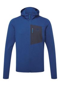 MOUNTAIN EQUIPMENT - Bluza trekkingowa męska Lumiko Hooded. Typ kołnierza: kaptur. Kolor: niebieski