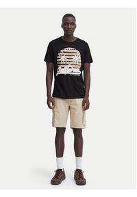 Blend T-Shirt 20716517 Czarny Regular Fit. Kolor: czarny. Materiał: bawełna #9
