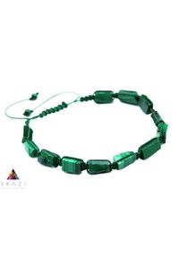 Brazi Druse Jewelry - Bransoletka Męska Malachit Surowy. Kamień szlachetny: malachit #1