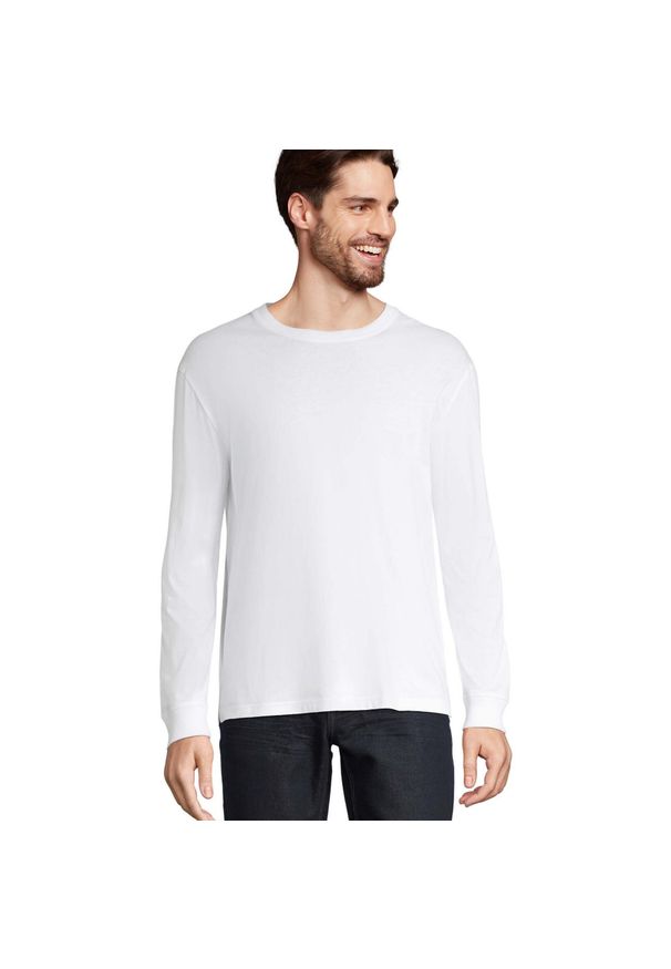 SOL'S - Koszulka Z Długim Rękawem Unisex Pioneer Dla Dorosłych. Kolor: biały. Długość rękawa: długi rękaw. Długość: długie