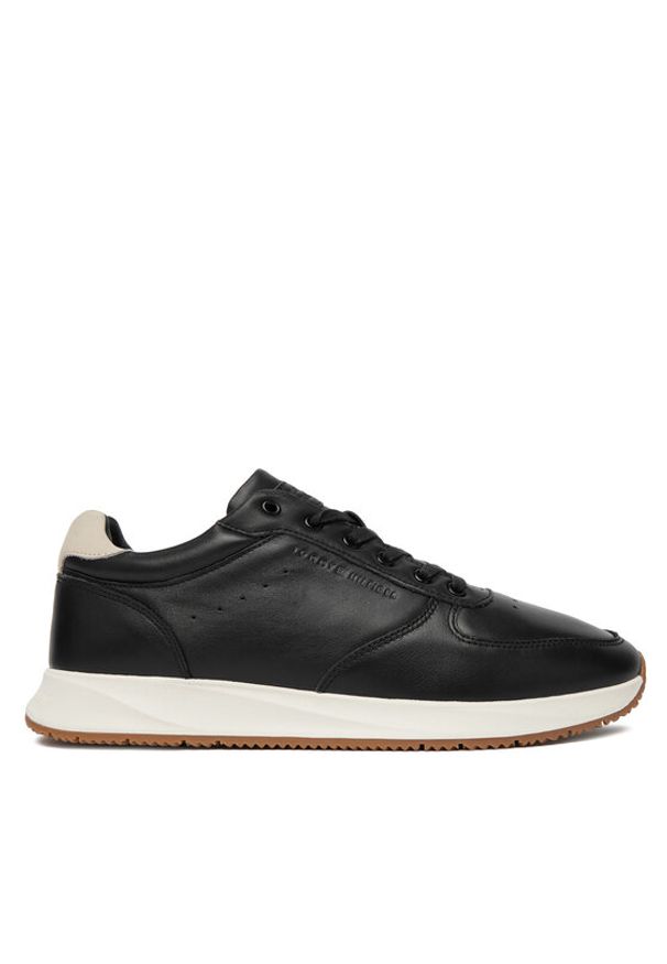 TOMMY HILFIGER - Tommy Hilfiger Sneakersy Newport Lth FM0FM05871 Czarny. Kolor: czarny. Materiał: skóra