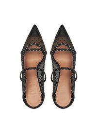 MALONE SOULIERS Klapki Maureen 100-351 Czarny. Kolor: czarny