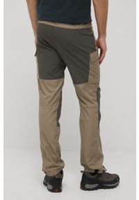 Helly Hansen spodnie outdoorowe Vandre męskie kolor beżowy. Kolor: beżowy. Materiał: bawełna, materiał, softshell, poliester, włókno #3
