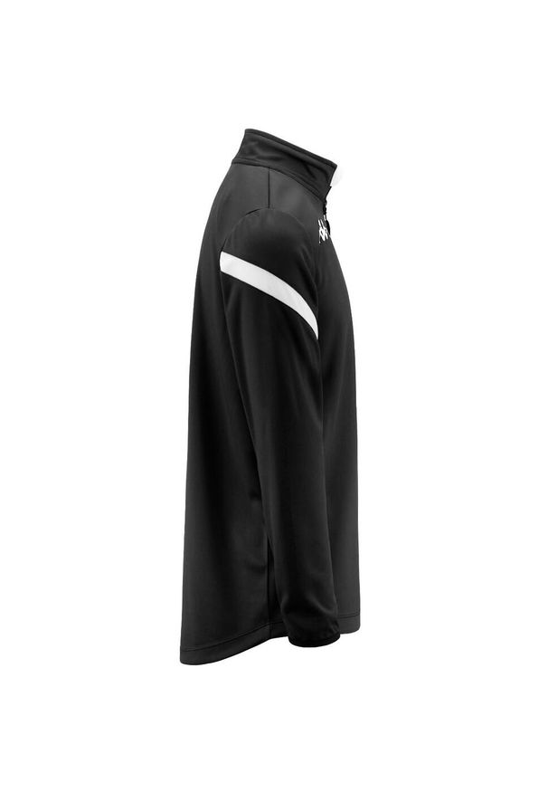 Dziecięca bluza dresowa 1/2 z zamkiem błyskawicznym Kappa Dolvole. Kolor: wielokolorowy, biały, czarny. Materiał: dresówka. Sport: piłka nożna