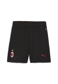 Puma - Młodzieżowe szorty AC Milan 24/25 PUMA Black. Kolor: czarny. Sport: piłka nożna