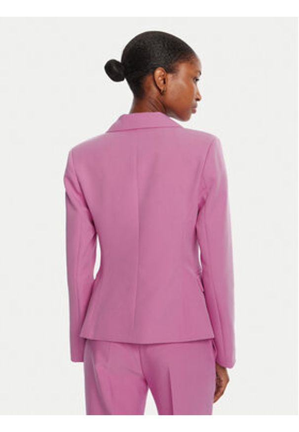 Rinascimento Marynarka CFC0126227003 Różowy Slim Fit. Kolor: różowy. Materiał: syntetyk