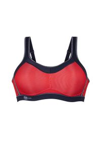ANITA ACTIVE - Stanik do biegania Momentum z wysoki poziomem podtrzymywania. Kolor: czerwony. Materiał: poliamid, poliester, elastan. Sport: bieganie #2