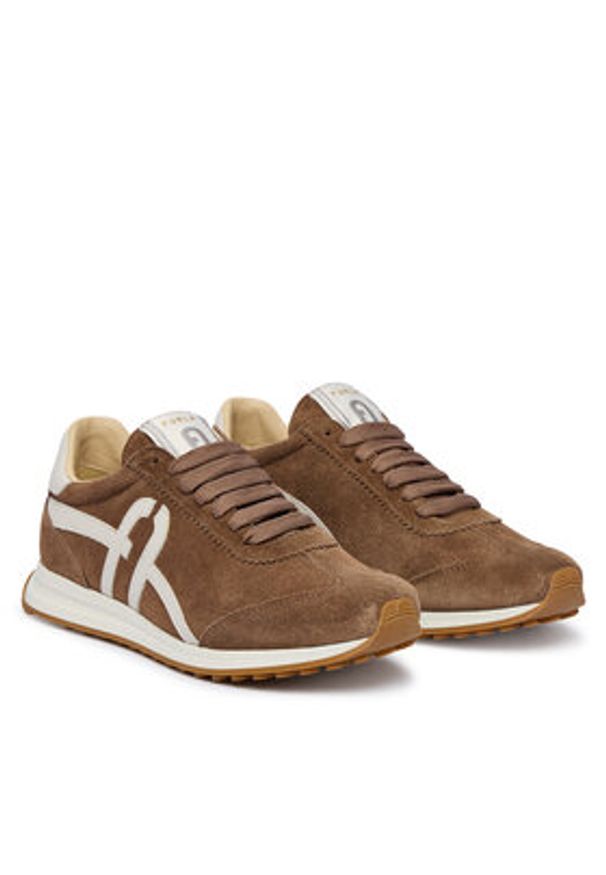 Furla Sneakersy Retro' YK56RET BX0580 PT 5339S Szary. Kolor: szary. Materiał: skóra, zamsz