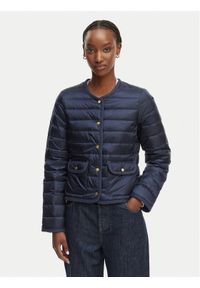 TOMMY HILFIGER - Tommy Hilfiger Kurtka przejściowa WW0WW49660 Granatowy Slim Fit. Kolor: niebieski. Materiał: syntetyk #1